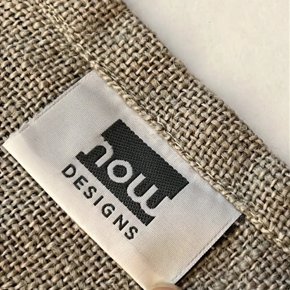 NOW Designs Grey Burlap Table Runner Size 15X66
